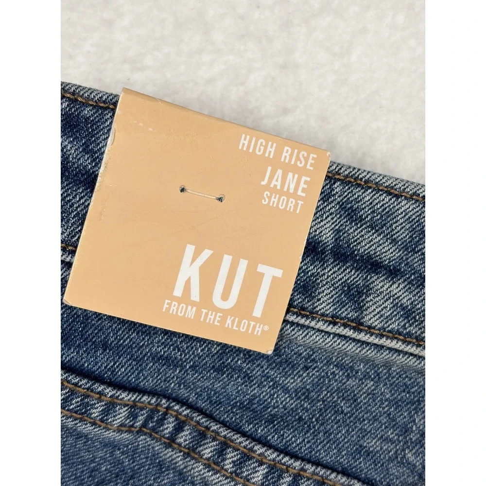 NWT Kut from the Kloth Jane High Rise Denim Shorts Size 24W Plus